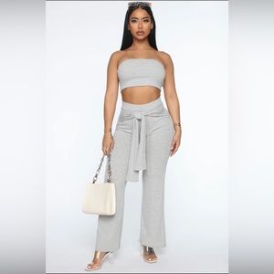 Ribbed Pant Set